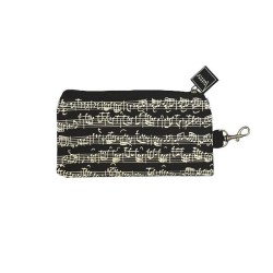 Estuche lápiz partitura Bach negro