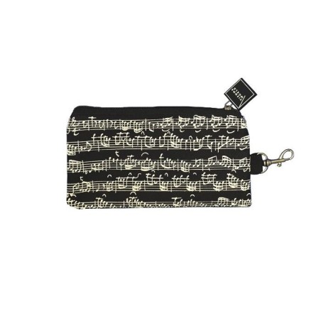 Estuche lápiz partitura Bach negro