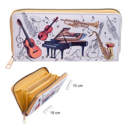 Moneder gran amb cremallera - Instruments