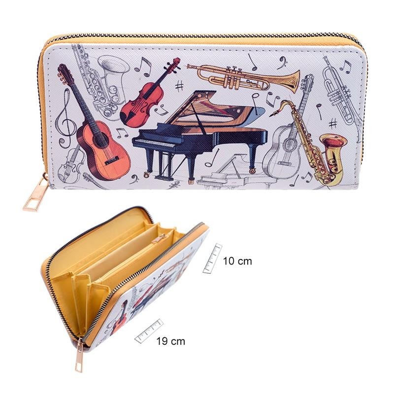 Moneder gran amb cremallera - Instruments