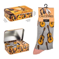 Calcetines guitarra clásica gris