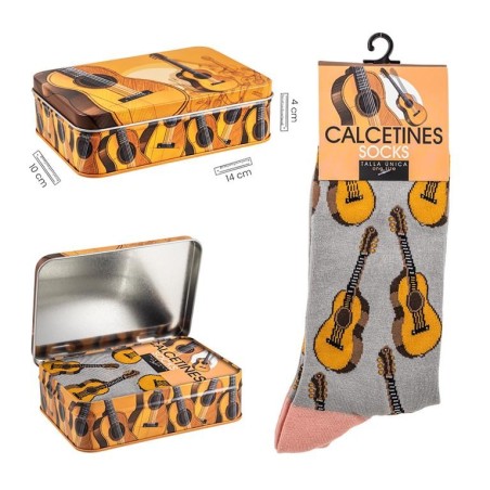 Calcetines guitarra clásica gris