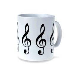 Taza clave de sol