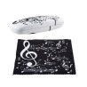 Funda rígida gafas música con trapo limpiador