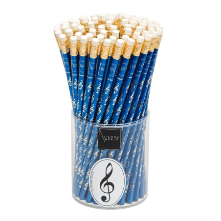Lapiz clave de sol azul