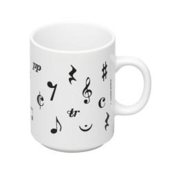 Taza simbolos musicales