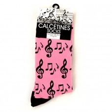 Pink Music Socks