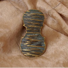 "Un pezzo" necklace (bronze)
