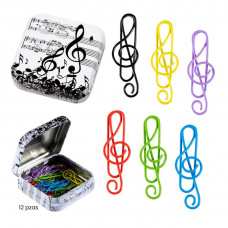 G-clef clips box (colors)