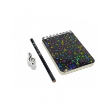 Writing Kit Mini A7: music note colourful (black)